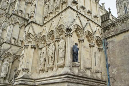 Ceci est un détail de la cathédrale de Salisbury.
